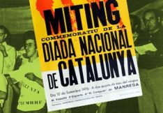 El míting de la Diada Nacional del 1976 a Manresa