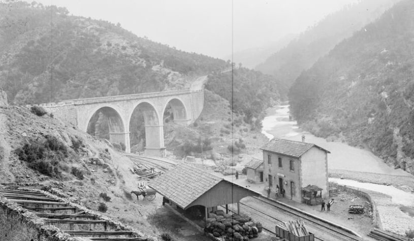 Estació de Cercs i pont de Miralles